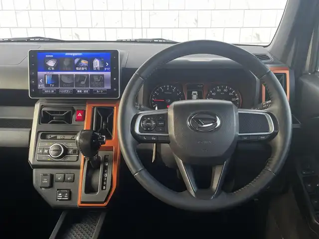 ダイハツ タフト G 宮崎県 2020(令2)年 3.8万km シャイニングホワイトパール 純正ナビゲーション/　AM FM BT TV/衝突軽減ブレーキ/バックカメラ/ドライブレコーダー/LEDヘッドライト/シートヒーター/電動パーキングブレーキ/ウィンカーミラー/スマートキー/プッシュスタート/電動格納ミラー/純正15インチアルミホイール/ハーフレザーシート/オートライト/アイドリングストップ