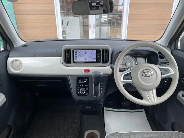ダイハツ ミラ トコット G SA Ⅲ 宮崎県 2019(平31)年 8万km セラミックグリーンM 純正7インチナビ/BT/CD/DVD再生機能/フルセグテレビ/パノラマモニター/前席シートヒーター/LEDヘッドライト/スマートアシストIII/オートハイビーム/アイドリングストップ