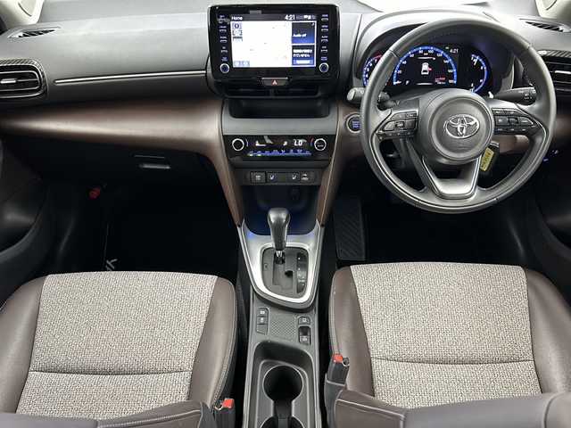 トヨタ ヤリスクロス Z 岐阜県 2021(令3)年 6.2万km ブラックマイカ 純正ナビ/・Bluetooth/・USB/モデリスタエアロ/ＴＲＤ１８インチＡＷ　/バックカメラ　/トヨタセーフティセンス/ハーフレザーシート/前席シートヒーター/ブラインドスポットモニター/ビルトインＥＴＣ/ドライブレコーダー/純正フロアマット/LEDオートライト/コーナーセンサー/ドアバイザー/スマートキー×２/プッシュスタートキャプテンシート
