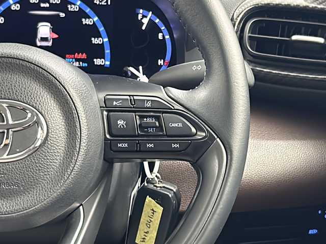 トヨタ ヤリスクロス Z 岐阜県 2021(令3)年 6.2万km ブラックマイカ 純正ナビ/・Bluetooth/・USB/モデリスタエアロ/ＴＲＤ１８インチＡＷ　/バックカメラ　/トヨタセーフティセンス/ハーフレザーシート/前席シートヒーター/ブラインドスポットモニター/ビルトインＥＴＣ/ドライブレコーダー/純正フロアマット/LEDオートライト/コーナーセンサー/ドアバイザー/スマートキー×２/プッシュスタートキャプテンシート