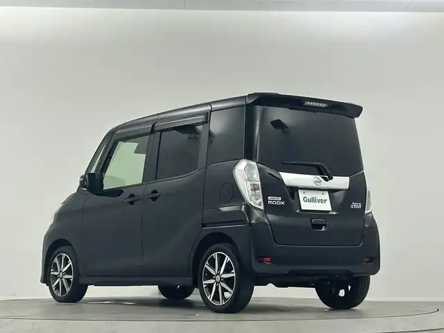 日産 デイズ ルークス ハイウェイスター Gターボ 埼玉県 2017(平29)年 4.1万km ブラック 衝突被害軽減ブレーキ　両側パワースライドドア　　純正ディーラーナビ　バックカメラ　アラウンドビューモニター　Ｂｌｕｅｔｏｏｔｈ　フルセグＴＶ　スマートキー　プッシュスタート　ドラレコ　ＥＴＣ　ＡＨＢ/シートカバー　バックカメラ・AVM ナビ連動あり