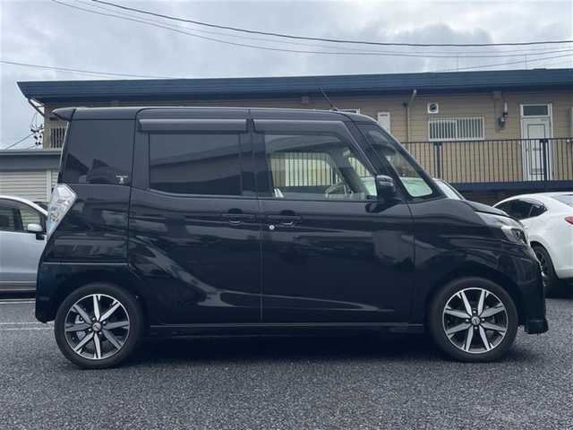 日産 デイズ ルークス ハイウェイスター Gターボ 岐阜県 2017(平29)年 4.1万km ブラック (株)IDOMが運営する【じしゃロン多治見店】の自社ローン専用車両になります。こちらは現金またはオートローンご利用時の価格です。自社ローンご希望の方は別途その旨お申付け下さい。/ディーラーオプションナビ/　（Bluetooth/DVD/フルセグ）/エマージェンシーブレーキ/クルーズコントロール/アラウンドビューモニター/両側パワースライドドア/オートハイビーム/オートライト/フォグランプ/ETC/ドライブレコーダー/レザー調シートカバー