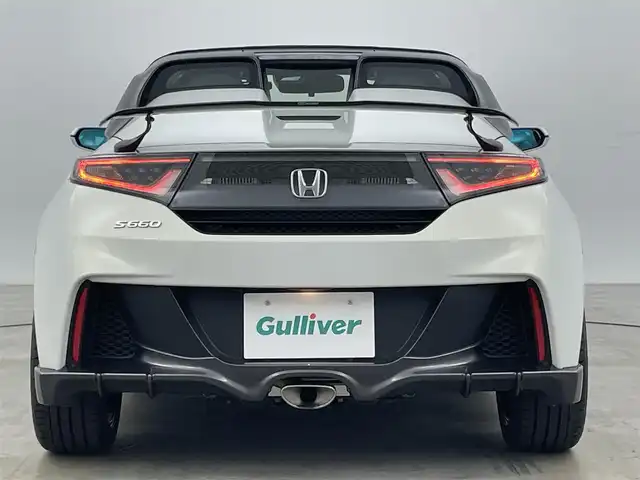 ホンダ Ｓ６６０ α 岡山県 2020(令2)年 2.1万km プレミアムスターホワイトP 無限エアロ(F.S.R)/無限カーボンリアウィング/無限ハイドロフィリックミラー/社外16インチAW(RAYS)/純正ディスプレイオーディオ/社外ポータブルナビ/型番：CN-G1000VD/ワンセグTV/バックカメラ/社外ドライブレコーダー前方/ETC/前席シートヒーター/LEDヘッドライト/新車保証書/取扱説明書/スペアキー×1