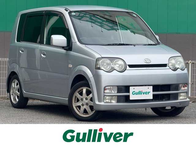 ダイハツ ムーヴ カスタム X LTD 千葉県 2003(平15)年 12.5万km ブライトシルバーメタリック 純正MD・CDチューナー/フロアマット/電格ミラー/ドアバイザー/純正14インチAW