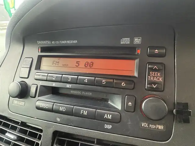 ダイハツ ムーヴ カスタム X LTD 千葉県 2003(平15)年 12.5万km ブライトシルバーメタリック 純正MD・CDチューナー/フロアマット/電格ミラー/ドアバイザー/純正14インチAW