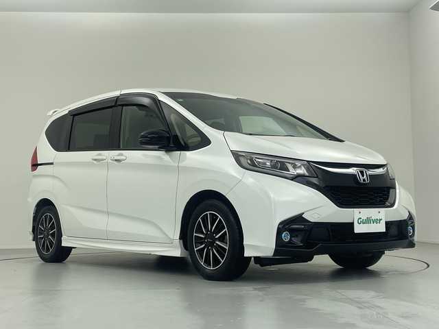 ホンダ フリード モデューロX ホンダセンシング 大阪府 2018(平30)年 5.2万km ホワイトオーキッドパール 純正９型ナビ　フルセグＴＶ　前後ドライブレコーダー　ビルトインＥＴＣ　バックカメラ　両側パワースライドドア　ＬＥＤヘッドライト　フォグランプ　純正１５インチＡＷ　純正フロアマット　スマートキー　禁煙車