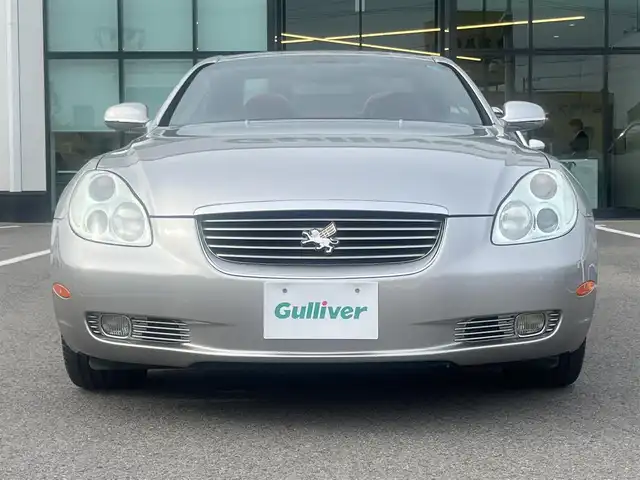 トヨタ ソアラ 430SCV ノーブルカラーED 愛媛県 2003(平15)年 5.3万km シルバーM 純正ナビ/ETC/スピーカー（Mark Levinson）/クルーズコントロール/パワーシートD＋N席/シートメモリ/電動ルーフ開閉/純正アルミホイール/純正フロアマット/オートライト/キセノンヘッドライト/フォグランプ/本革レザーシート