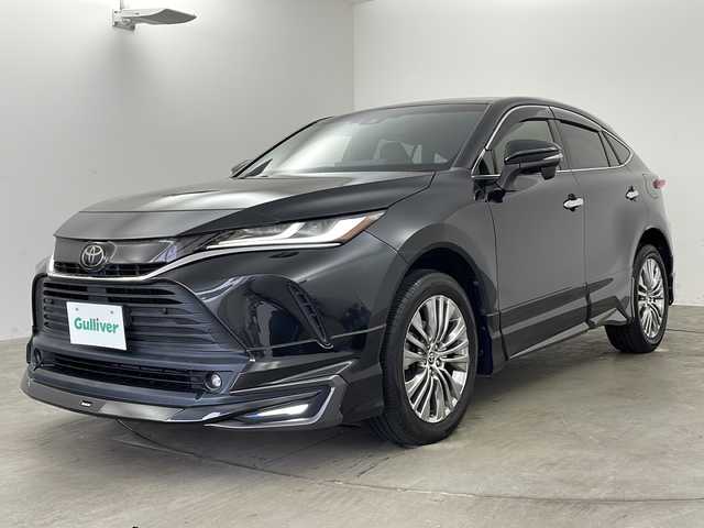 トヨタ ハリアー Z 兵庫県 2020(令2)年 5.8万km プレシャスブラックパール ・トヨタセーフティーセンス/・プリクラッシュセーフティ/・レーントレーシングアシスト/・レーダークルーズコントロール/・リアクロストラフィックアラート/・オートマチックハイビーム/・先行車発進告知/・誤発進抑制機能/・クリアランスソナー/・モデリスタエアロ/・JBLプレミアムサウンド/・純正12.3型ナビ＆TV＆BT＆USB&Miracast/・バックカメラ/・ハンズフリーパワーバックドア/・デジタルインナーミラー/・ビルトインETC2.0/・ヘッドアップディスプレイ/・ブラインドスポットモニター/・LEDヘッドライト/・フォグ/・オートライト/・電動パーキングブレーキ/・ブレーキホールド/・ハーフレザーシート/・運転席パワーシート/・スマートキー/・プッシュスタート/・革巻きステアリング/・純正19インチアルミホイール/・横滑り防止装置/・W＋サイドエアバック/・カーテンエアバック