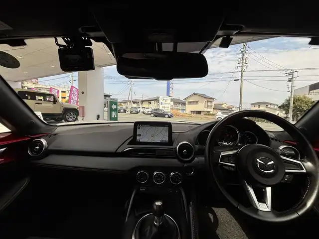 マツダ ロードスター ＲＦ RS 熊本県 2017(平29)年 3.3万km ソウルレッドクリスタルM メーカーナビ/【フルセグTV/Bluetooth再生/CD/DVD】/バックカメラ/BBS17インチアルミホイール/電動オープン/ブラインドスポットシステム/車線逸脱警報システム/ハーフレザーシート/シートヒーター/ステアリングスイッチ/革巻きステアリング/ETC/ドライブレコーダー（前後）/アイドリングストップ