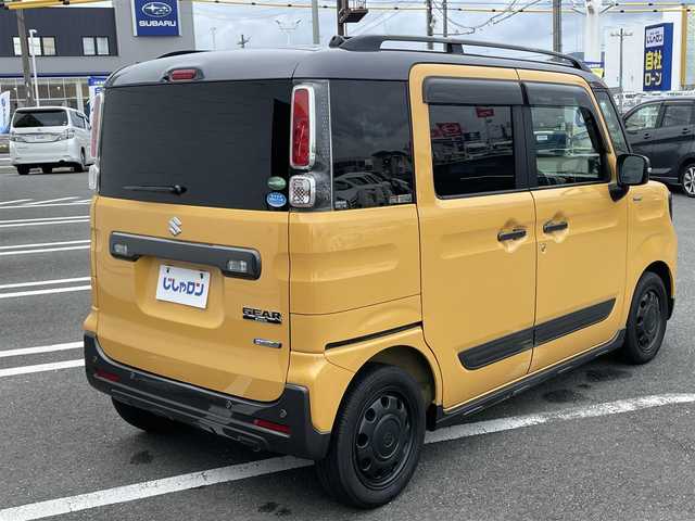 スズキ スペーシア ギア HYBRID XZ 熊本県 2019(平31)年 9.5万km アクティブイエロー/ガンメタリック2トーン (株)IDOMが運営する【じしゃロン熊本店】の自社ローン専用車両になります/こちらは現金またはオートローンご利用時の価格です。自社ローンご希望の方は別途その旨お申付け下さい./純正ナビ/両側パワースライドドア/純正フロアマット/スマートキープッシュスタート/電動格納ミラー/ETC/運転席助手席シートヒーター