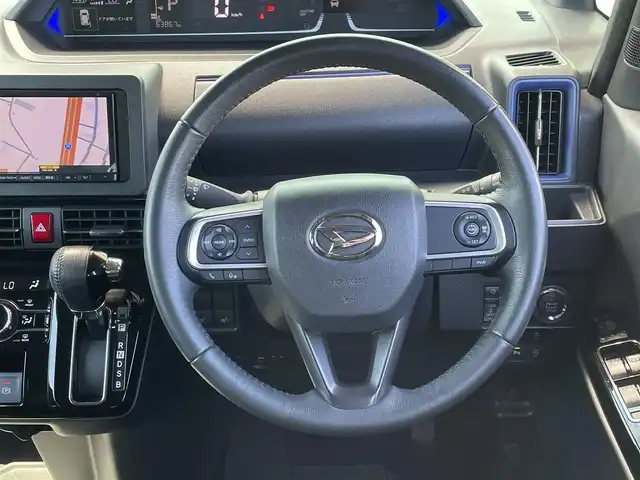 ダイハツ タント カスタム RS スタイルセレクション 和歌山県 2022(令4)年 6.4万km ブラックマイカメタリック 社外ナビ/フルセグTV/バックカメラ/（BT/CD/DVD)/スマートアシスト/衝突軽減ブレーキ/アダプティブクルーズコントロール/レーンキープ/コーナーセンサー/横滑り防止装置/両側パワースライドドア/ビルトインETC/シートヒーター/リアサンシェード/アイドリングストップ/LEDヘッドライト/フォグランプ/オートライト/オートマチックハイビーム