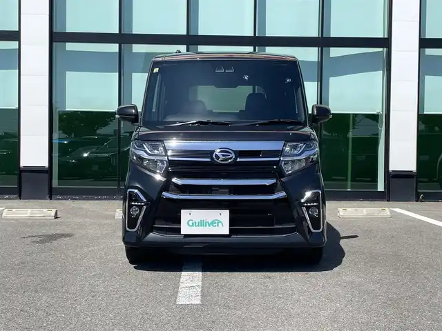 ダイハツ タント カスタム RS スタイルセレクション 和歌山県 2022(令4)年 6.4万km ブラックマイカメタリック 社外ナビ/フルセグTV/バックカメラ/（BT/CD/DVD)/スマートアシスト/衝突軽減ブレーキ/アダプティブクルーズコントロール/レーンキープ/コーナーセンサー/横滑り防止装置/両側パワースライドドア/ビルトインETC/シートヒーター/リアサンシェード/アイドリングストップ/LEDヘッドライト/フォグランプ/オートライト/オートマチックハイビーム