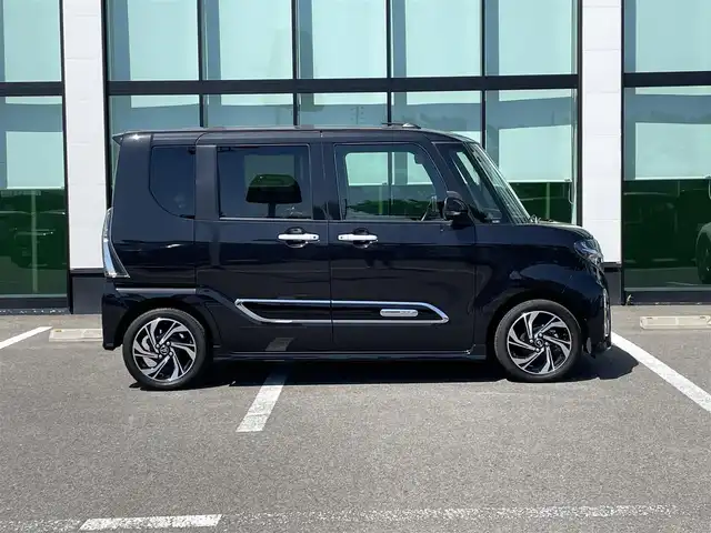 ダイハツ タント カスタム RS スタイルセレクション 和歌山県 2022(令4)年 6.4万km ブラックマイカメタリック 社外ナビ/フルセグTV/バックカメラ/（BT/CD/DVD)/スマートアシスト/衝突軽減ブレーキ/アダプティブクルーズコントロール/レーンキープ/コーナーセンサー/横滑り防止装置/両側パワースライドドア/ビルトインETC/シートヒーター/リアサンシェード/アイドリングストップ/LEDヘッドライト/フォグランプ/オートライト/オートマチックハイビーム