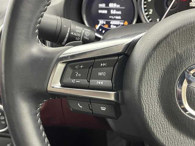 マツダ ロードスター ＲＦ VS バーガンディセレクション 埼玉県 2019(令1)年 4.2万km エターナルブルーマイカ 純正ナビ　バックカメラ　赤レザーシート　シートヒーター　純正アルミホイール　純正フロアマット　パドルシフト　ＤＶＤ再生　オートライト　スマートキー　クルーズコントロール　ＬＥＤヘッドライト　地デジＴＶ