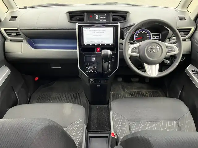 トヨタ ルーミー カスタムG－T 静岡県 2020(令2)年 4.3万km パールホワイトⅢ エンジンスタートボタン/パワーステアリング/パワーウィンドウ/アイドリングストップ/スマートキー/スペアキー１本/オートエアコン/クルーズコントロール/ETC2.0/バックカメラ/純正9インチナビ（CD.BT.フルセグ）/ドライブレコーダー/ウォークスルー/純正フロアマット/純正アルミホイール/D席N席シートヒーター/両側パワースライドドア/ABS/横滑り防止装置/コーナーセンサー前後/オートライト/オートマチックハイビーム/LEDライト/Wエアバック/衝突軽減システム