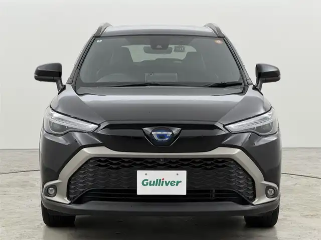 トヨタ カローラ クロス ハイブリッド Z 福岡県 2022(令4)年 2.9万km アティチュードブラックマイカ 純正ＤＡナビ／フルセグＴＶ　/全方位カメラ　/ビルトインＥＴＣ２．０　/前後ドラレコ　/トヨタセーフティセンス　/レーダークルーズコントロール　/コーナーセンサー　/衝突軽減ブレーキ　/レーンキープ　/ブラインドスポットモニター　/アクセル踏み間違い防止　/ハーフレザー　/パワーシート　/シートヒーター　/パワーバックドア　/ＬＥＤヘッドライト/純正１８インチアルミホイール