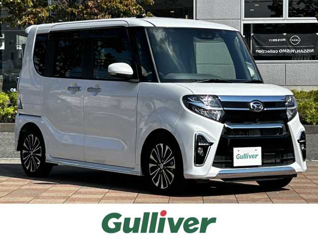ダイハツ タント カスタム RS セレクション 福島県 2020(令2)年 1.1万km シャイニングホワイトパール 純正ナビゲーション/型番：NSZN-Y70DS/【CD/DVD/SD/BT/TV】/パノラマモニター/ドライブレコーダー/ビルトインETC/両側電動スライドドア/前席シートヒーター/アダプティブクルーズコントロール/衝突警報機能/衝突回避支援ブレーキ機能/レーンキープコントロール/アイドリングストップ/格納式リアドアサンシェード/シートバックテーブル/LEDオートライト/LEDフォグランプ/純正フロアマット/純正ドアバイザー