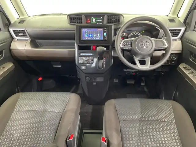 トヨタ ルーミー G 栃木県 2023(令5)年 1.2万km ブラックマイカメタリック 純正ナビ/（CD/DVD/フルセグTV/Bluetooth/SD/AUX/USB）/バックカメラ/前後コーナーセンサー/ビルトインETC/両側パワースライドドア/シートヒーター/禁煙車/オートライト/LEDヘッドライト/横滑り防止装置/スマートキー/プッシュスタート/アイドリングストップ/ステアリングスイッチ/電動格納ミラー/社外フロアマット