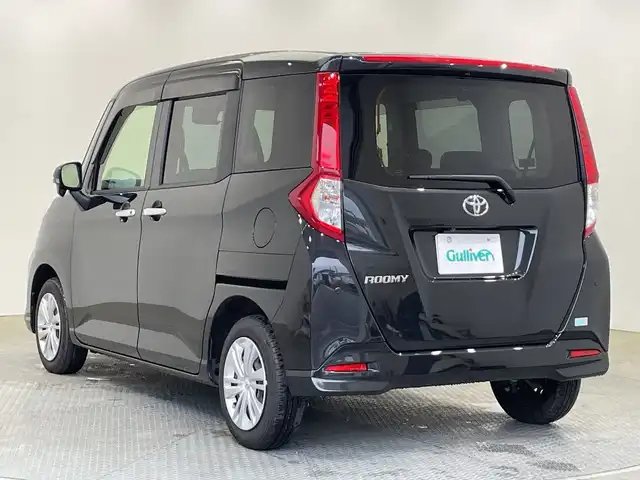 トヨタ ルーミー G 栃木県 2023(令5)年 1.2万km ブラックマイカメタリック 純正ナビ/（CD/DVD/フルセグTV/Bluetooth/SD/AUX/USB）/バックカメラ/前後コーナーセンサー/ビルトインETC/両側パワースライドドア/シートヒーター/禁煙車/オートライト/LEDヘッドライト/横滑り防止装置/スマートキー/プッシュスタート/アイドリングストップ/ステアリングスイッチ/電動格納ミラー/社外フロアマット