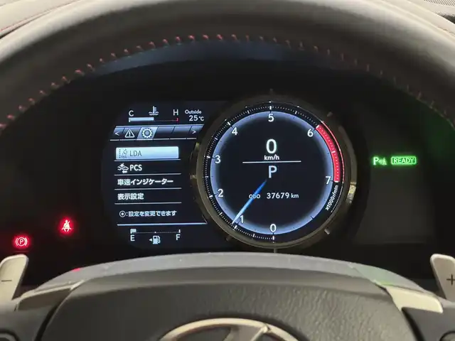 レクサス ＩＳ 300h Fスポーツ 三重県 2019(平31)年 3.8万km ホワイトノーヴァガラスフレーク ハイブリッド/FR/MTモード付フロアCVT/純正 10.3インチナビ/（AM/FM/CD/DVD/Blu-ray/SDREC/SD/USB/Bluetooth/AUX/TV）/バックガイドモニター/ドライブレコーダー 前方/ビルトインETC2.0/LEXUS Safety System＋/・プリクラッシュセーフティ/・レーンディパーチャーアラート［LDA］（ステアリング制御機能付）/・レーダークルコン/・オートハイビーム/・【OP】ブラインドスポットモニター［BSM］/・【OP】リヤクロストラフィックアラート［RCTA］/・【OP】クリアランスソナー＆バックソナー/・【OP】後席サイドエアバッグ*1/装備/・【OP】3眼フルLEDヘッドランプ/・【OP】Fスポ専用 本革スポーツシート*1/・【OP】シートヒーター＆ベンチレーション（D/N）*1/・8wayパワーシート（D電動ランバーサポート・ポジションメモリー機能付/N）/・左右独立オートエアコン/・オートライト/・オートワイパー/・パドルシフト/・【OP】パワーイージーアクセスシステム*1/・純正18inAW/・プッシュスタート/・保/取/ナビ取/・スマートキーx2、カードキーx1/など/*1…セットでメーカーOP