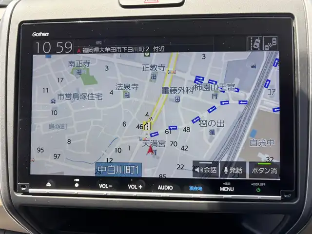 ホンダ フリード G ホンダセンシング 福岡県 2019(令1)年 6.1万km コバルトブルーパール ホンダセンシング/横滑り防止/盗難防止/レーンキープ/バッグカメラ/エアバッグ/純正ナビ/フルセグTV/BT/CDチェンジャー/純正フロアマット/プッシュスタート/スマートキー/オートライト/ETC/LEDヘッド　/両側パワスラ/クルコン