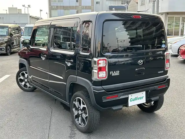 マツダ フレア クロスオーバー ハイブリッド XS 島根県 2020(令2)年 5.6万km ブルーイッシュブラックパール3 純正ナビ　/フルセグＴＶ　/ＤＶＤ再生　/Ｂｌｕｅｔｏｏｔｈ　/衝突軽減ブレーキ　/レーンアシスト　/ビルトインＥＴＣ　/前席シートヒーター　/純正ＬＥＤヘッドライト　/オートライト/スマートキー　/プッシュスタート　/純正フロアマット/スペアキー1本