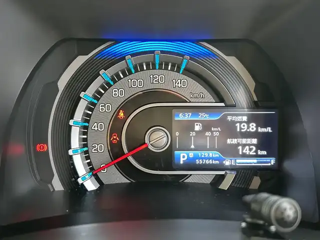 マツダ フレア クロスオーバー ハイブリッド XS 島根県 2020(令2)年 5.6万km ブルーイッシュブラックパール3 純正ナビ　/フルセグＴＶ　/ＤＶＤ再生　/Ｂｌｕｅｔｏｏｔｈ　/衝突軽減ブレーキ　/レーンアシスト　/ビルトインＥＴＣ　/前席シートヒーター　/純正ＬＥＤヘッドライト　/オートライト/スマートキー　/プッシュスタート　/純正フロアマット/スペアキー1本