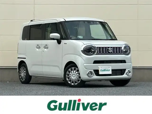 スズキ ワゴンＲ スマイル HYBRID X 茨城県 2022(令4)年 1.1万km ピュアホワイトP ワンオーナー/純正メモリナビ/　(AM/FM/BT)/全方位カメラ/ビルドインETC2.0/フルセグ/クルーズコントロール/シートヒーター/プッシュスタート/HUD/両側パワースライドドア/LEDヘッドライト/純正フロアマット/純正アルミホイール