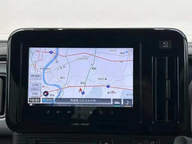 スズキ ワゴンＲ スマイル HYBRID X 茨城県 2022(令4)年 1.1万km ピュアホワイトP ワンオーナー/純正メモリナビ/　(AM/FM/BT)/全方位カメラ/ビルドインETC2.0/フルセグ/クルーズコントロール/シートヒーター/プッシュスタート/HUD/両側パワースライドドア/LEDヘッドライト/純正フロアマット/純正アルミホイール