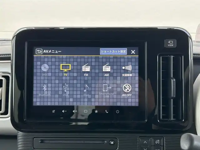 スズキ ワゴンＲ スマイル HYBRID X 茨城県 2022(令4)年 1.1万km ピュアホワイトP ワンオーナー/純正メモリナビ/　(AM/FM/BT)/全方位カメラ/ビルドインETC2.0/フルセグ/クルーズコントロール/シートヒーター/プッシュスタート/HUD/両側パワースライドドア/LEDヘッドライト/純正フロアマット/純正アルミホイール