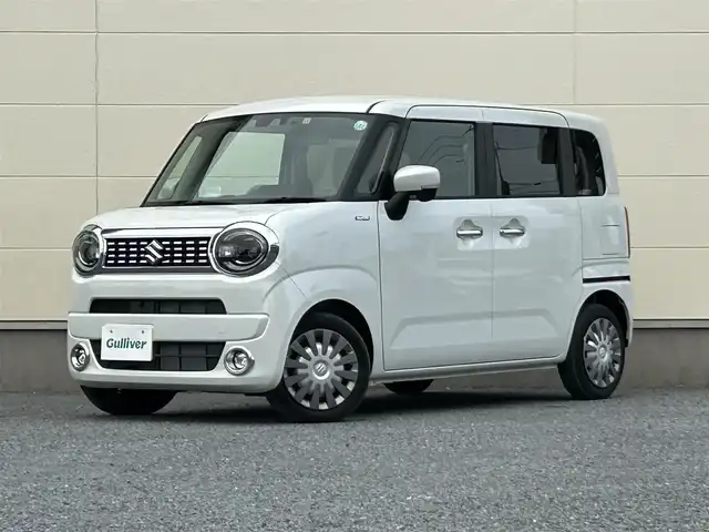 スズキ ワゴンＲ スマイル HYBRID X 茨城県 2022(令4)年 1.1万km ピュアホワイトP ワンオーナー/純正メモリナビ/　(AM/FM/BT)/全方位カメラ/ビルドインETC2.0/フルセグ/クルーズコントロール/シートヒーター/プッシュスタート/HUD/両側パワースライドドア/LEDヘッドライト/純正フロアマット/純正アルミホイール