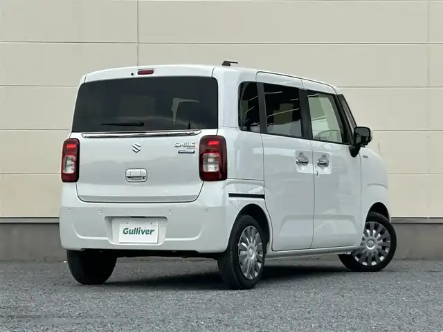 スズキ ワゴンＲ スマイル HYBRID X 茨城県 2022(令4)年 1.1万km ピュアホワイトP ワンオーナー/純正メモリナビ/　(AM/FM/BT)/全方位カメラ/ビルドインETC2.0/フルセグ/クルーズコントロール/シートヒーター/プッシュスタート/HUD/両側パワースライドドア/LEDヘッドライト/純正フロアマット/純正アルミホイール