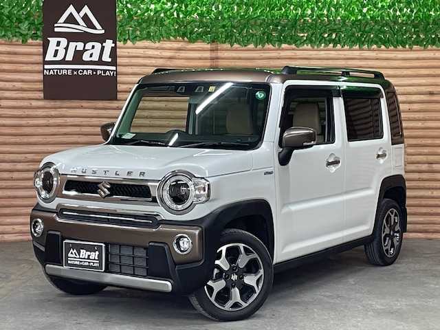 スズキ ハスラー Jスタイル Ⅱ ターボ 道央・札幌 2022(令4)年 2.7万km ピュアホワイトパール/ウッディブラウン2トーンルーフ 【2505026390】/４ＷＤ/スズキセーフティサポート/ナビＴＶ/Ｂｌｕｅｔｏｏｔｈ/レーダークルーズ/革調シートカバー/純正１５インチアルミホイール/パドルシフト/シートヒーター/ルーフレール/ドライブレコーダー/ステアリングスイッチ/革巻きステアリング/ＬＥＤヘッドライト/フォグ/ＥＴＣ