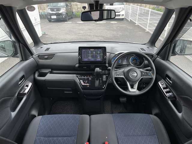 日産 ルークス HWS Gターボ プロパイロットED 佐賀県 2021(令3)年 6.7万km グレー プロパイロット/エマージェンシーブレーキ/インテリジェントクルーズコントロール/前後ソナー/車線逸脱警報/車線逸脱防止支援/純正9インチSDナビ/・フルセグTV/BT/CD/DVD/アラウンドビューモニター/純正15インチAW/LEDヘッドライト/フォグランプ/オートライト/電動パーキングスイッチ/ステアリングスイッチ/プッシュスタート/アイドリングストップ/リアサーキュレーター/リアサンシェード/バックテーブル/ETC/電動格納ミラー