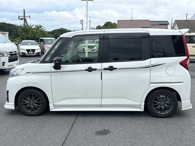 トヨタ ルーミー カスタムG－T 茨城県 2018(平30)年 7.7万km パールホワイトⅢ 純正エアロ/純正ナビ（NSZT-Y68T）/【フルセグTV/CD/DVD/Bluetooth/ラジオ】/社外デジタルインナーミラー/両側パワースライドドア/クルーズコントロール/コーナーセンサー/衝突被害軽減システム/アイドリングストップ/横滑り防止機能/オートライトLEDヘッドライト/オートハイビーム/フォグランプ/社外14インチAW/ETC2.0/純正ドアバイザー