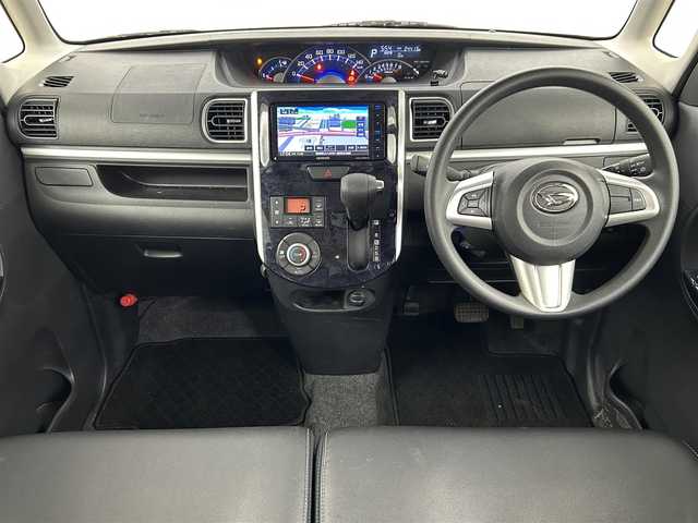 ダイハツ タント カスタムX トップED LTD SAⅢ 福岡県 2018(平30)年 2.5万km ディープブルークリスタルマイカ 純正ナビ（フルセグＴＶ）　/パノラマモニター　/前方ドライブレコーダー　/コーナーセンサー　/衝突被害軽減ブレーキ　/アイドリングストップ　/両側電動スライドドア　/ハーフレザー　/シートヒーター　/純正１４インチＡＷ