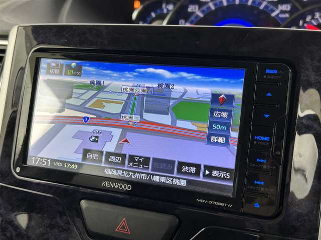 ダイハツ タント カスタムX トップED LTD SAⅢ 福岡県 2018(平30)年 2.5万km ディープブルークリスタルマイカ 純正ナビ（フルセグＴＶ）　/パノラマモニター　/前方ドライブレコーダー　/コーナーセンサー　/衝突被害軽減ブレーキ　/アイドリングストップ　/両側電動スライドドア　/ハーフレザー　/シートヒーター　/純正１４インチＡＷ