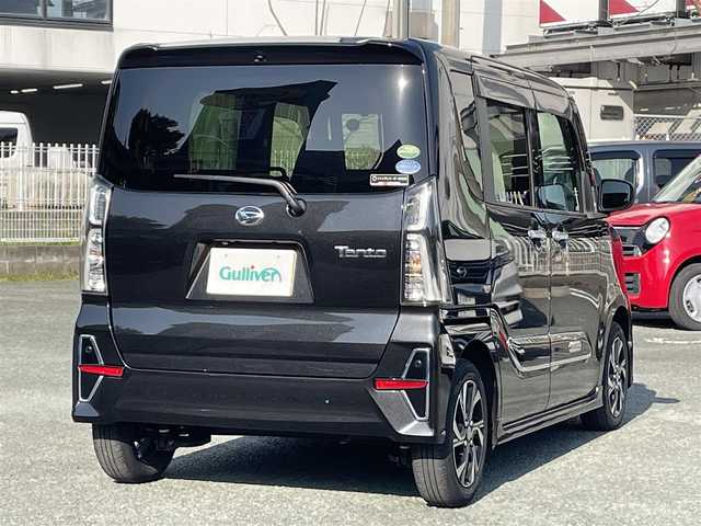 ダイハツ タント カスタム X スタイルセレクション 熊本県 2021(令3)年 1.7万km ブラックマイカメタリック ワンオーナー/衝突軽減ブレーキ/プッシュスタート/ビルトインETC/ドライブレコーダー/純正14インチAW/両側パワースライドドア/ハーフレザーシート/前席シートヒーター/LEDヘッドライト/オートライト/フォグライト/純正フロアマット/純正ドアバイザー/新車保証書/取扱説明書/スマートスペアキー×1本
