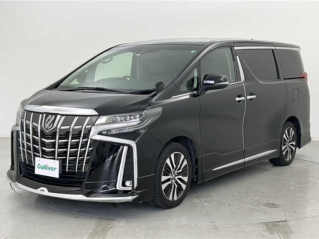トヨタ アルファード S Cパッケージ 宮城県 2020(令2)年 4.7万km ブラック モデリスタエアロ（F＋S＋R）/Toyota Safety Sense/・プリクラッシュセーフティ	/・レーントレーシングアシスト	/・レーダークルーズコントロール	/・オートマチックハイビーム/・クリアランスソナー	/バックカメラ/純正8型DAナビ/・BT.CD.DVD.USB.Miracast/フルセグTV/合皮シート/両側パワースライドドア/電動リアゲート/パワーシート（1.2列目）/前席シートヒーター/前席エアシート/ステアリングヒーター/ウッド調ステアリング/ステアリングスイッチ/LEDヘッドライト/LEDフォグランプ/シーケンシャルランプ/ドライブレコーダー（FR）/ビルトインETC/電動パーキングブレーキ/横滑り防止装置/プッシュスタート/スマートキー×2/純正18inAW/純正フロアマット/ロールサンシェード
