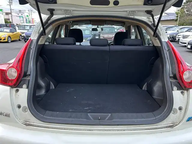 日産 ジューク 15RS 静岡県 2010(平22)年 12.4万km ホワイトパール CD/AM/FM/リモコンキー/取扱説明書/保証書/電動格納ミラー