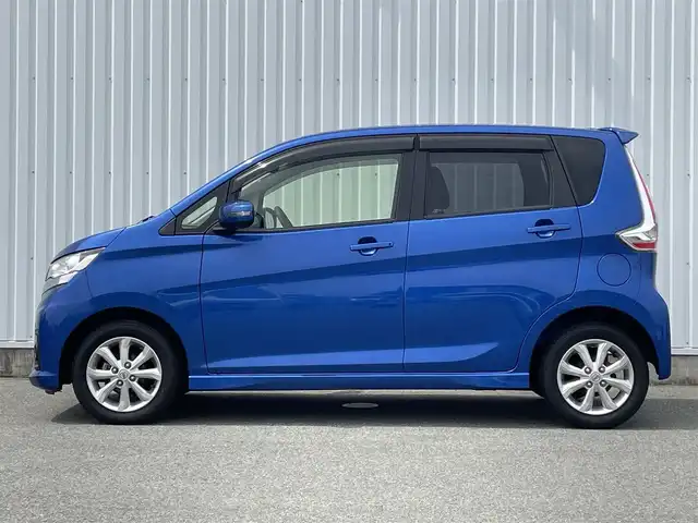 日産 デイズ ハイウェイスターX 福岡県 2018(平30)年 6.2万km オーシャンブルーP 純正ナビ（ＭＭ３１８Ｄ－Ｗ）/フルセグTV/CD/DVD/SD/AUX/FM/AM/全周囲カメラ/エマージェンシーブレーキ/LDW/アイドリングストップ/ＨＩＤヘッドライト/フォグランプ/オートハイビーム/ＥＴＣ/純正１４ＡＷ