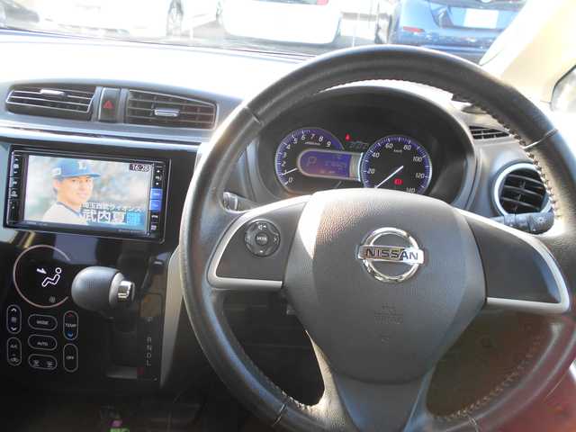 日産 デイズ ハイウェイスターG ターボ 栃木県 2015(平27)年 7.7万km ブラック ワンオーナー/4WD・ターボ/社外メモリーナビ（NX712W）/フルセグテレビ/アラウンドビューモニター/バックカメラ/ルームミラー一体型ドライブレコーダー/プッシュスタート/スマートキー/運転席シートヒーター/社外14インチアルミホイール/純正15インチアルミホイール+ノーマルタイヤ車内積込/HIDヘッドライト/フォグランプ/オートライト/ウィンカーミラー/ステアリングリモコン/電動格納ミラー/純正フロアマット/純正ドアバイザー