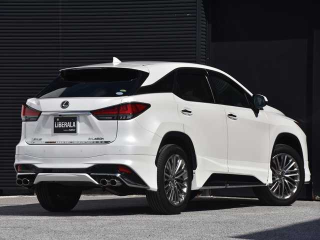 レクサス ＲＸ 450h バージョンL 和歌山県 2020(令2)年 5.6万km パール ワンオーナー /FSRモデリスタエアロ /ACC /HUD /純正ナビ /フルセグ /全方位カメラ /シートヒーター /シートクーラー /ステアリングヒーター /電動バックドア /前席パワーシート /純正20AW /ドラレコ /コーナーセンサー /ETC