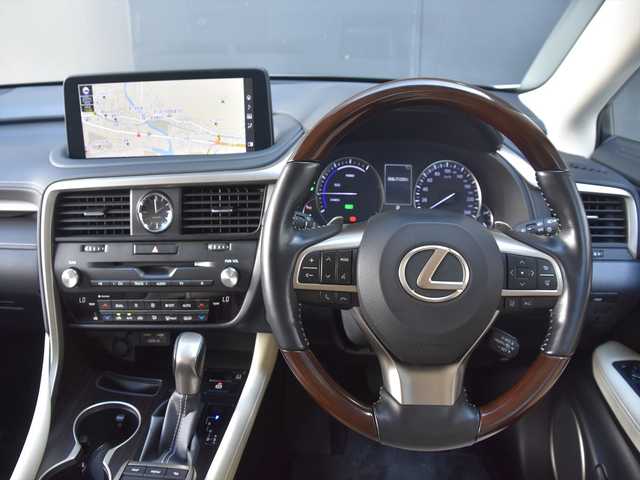 レクサス ＲＸ 450h バージョンL 和歌山県 2020(令2)年 5.6万km パール ワンオーナー /FSRモデリスタエアロ /ACC /HUD /純正ナビ /フルセグ /全方位カメラ /シートヒーター /シートクーラー /ステアリングヒーター /電動バックドア /前席パワーシート /純正20AW /ドラレコ /コーナーセンサー /ETC