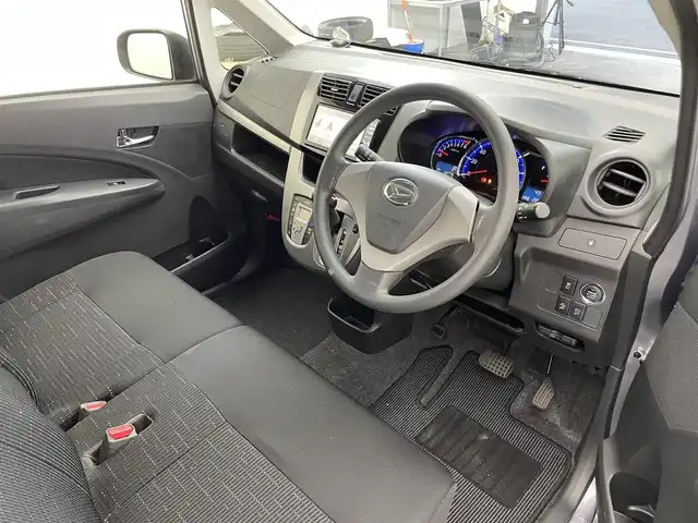 ダイハツ ムーヴ カスタム X SA 滋賀県 2013(平25)年 8.7万km タングステングレーM 純正7インチナビ/【Bluetooth/CD/DVD/フルセグTV/SD/AUX】/衝突軽減ブレーキ/社外ETC/HIDヘッドライト/オートライト/純正フロアマット/プッシュスタート/スマートキー/ドアバイザー