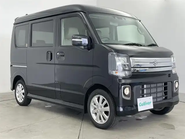 スズキ エブリィ ワゴン PZターボ スペシャル ハイルーフ 愛知県 2024(令6)年 0.1千km ブルーイッシュブラックパール3 届出済み未使用車/両側パワースライドドア/スズキデュアルブレーキサポート/・衝突軽減ブレーキ/・横滑り防止装置/純正ディスプレイオーディオ/・Bluetooth/・Applecarplay/オートステップ/LEDライト/シートヒーター/ステアリングリモコン/バックカメラ