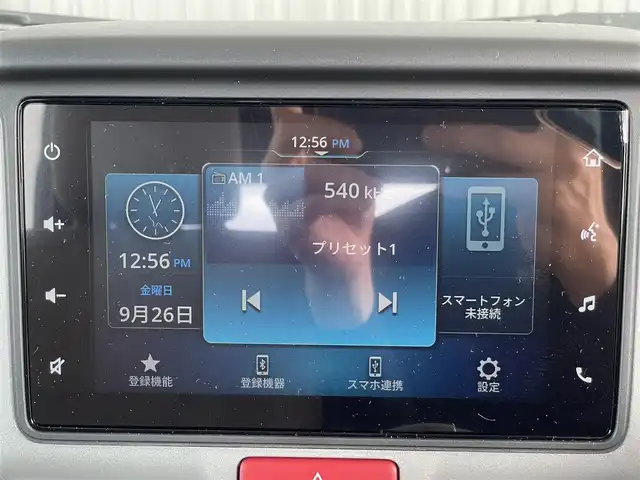 スズキ エブリィ ワゴン PZターボ スペシャル ハイルーフ 愛知県 2024(令6)年 0.1千km ブルーイッシュブラックパール3 届出済み未使用車/両側パワースライドドア/スズキデュアルブレーキサポート/・衝突軽減ブレーキ/・横滑り防止装置/純正ディスプレイオーディオ/・Bluetooth/・Applecarplay/オートステップ/LEDライト/シートヒーター/ステアリングリモコン/バックカメラ