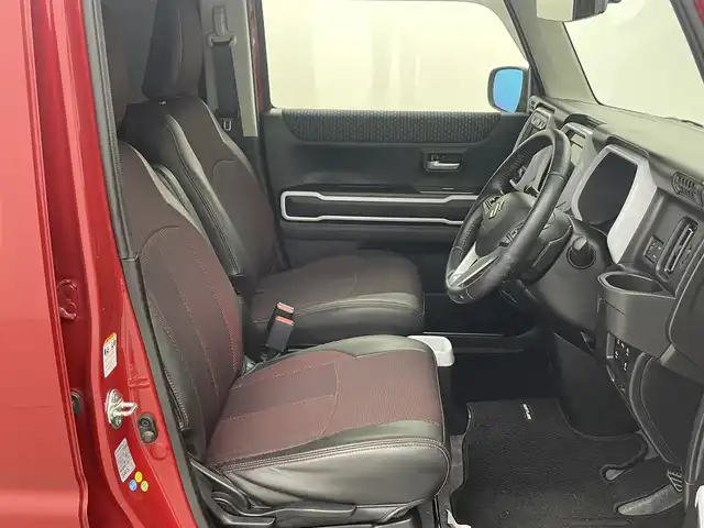 スズキ ハスラー HYBRID X ターボ 熊本県 2020(令2)年 7.1万km フェニックスレッドパール/ガンメタリック2トーンルーフ 禁煙車　/純正9インチナビ（ＣＤ・ＤＶＤ・フルセグ・ＢＴ・ＵＳＢ）/全周囲カメラ　/社外前方ドライブレコーダー　/後ろのみコーナーセンサー　/前席シートヒーター　/レーダークルーズコントロール　/衝突軽減ブレーキ/レーンキープアシスト/横滑り防止/アイドリングストップ/レーダー探知機/純正フロアマット/社外１５インチAW/オートライト/オートマチックハイビーム/LEDヘッドライト/フォグライト/スマートキー/プッシュスタート