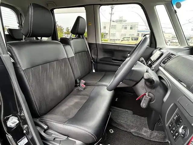 ダイハツ タント カスタム X トップED SA Ⅲ 福島県 2017(平29)年 3.5万km ブラックマイカメタリック 純正SDナビ/(CD/DVD/BT/フルセグ）/バックカメラ/片側パワースライドドア/衝突被害軽減システム/横滑り防止装置/ETC/LEDヘッドライト/フォグランプ/ウィンカーミラー/電動格納ミラー/純正14インチAW/シートヒーター/シートリフター/プッシュスタート/スマートキー/フロアマット/ドアバイザー