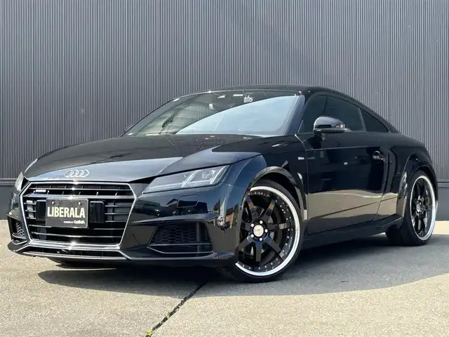 アウディ ＴＴクーペ 2．0 TFSI クワトロ 道東・釧路十勝 2015(平27)年 4.7万km ミトスブラックメタリック Sラインパッケージ/ハーフレザー/パワーシート/純正ナビ/TV/CD/DVD/BT/バーチャルコックピット/バックカメラ/パドルシフト/社外ドライブレコーダー(前)/社外20インチAW/LEDヘッドライト/オートライト/リアフォグライト/社外スピーカー/純正フロアマット/ETC
